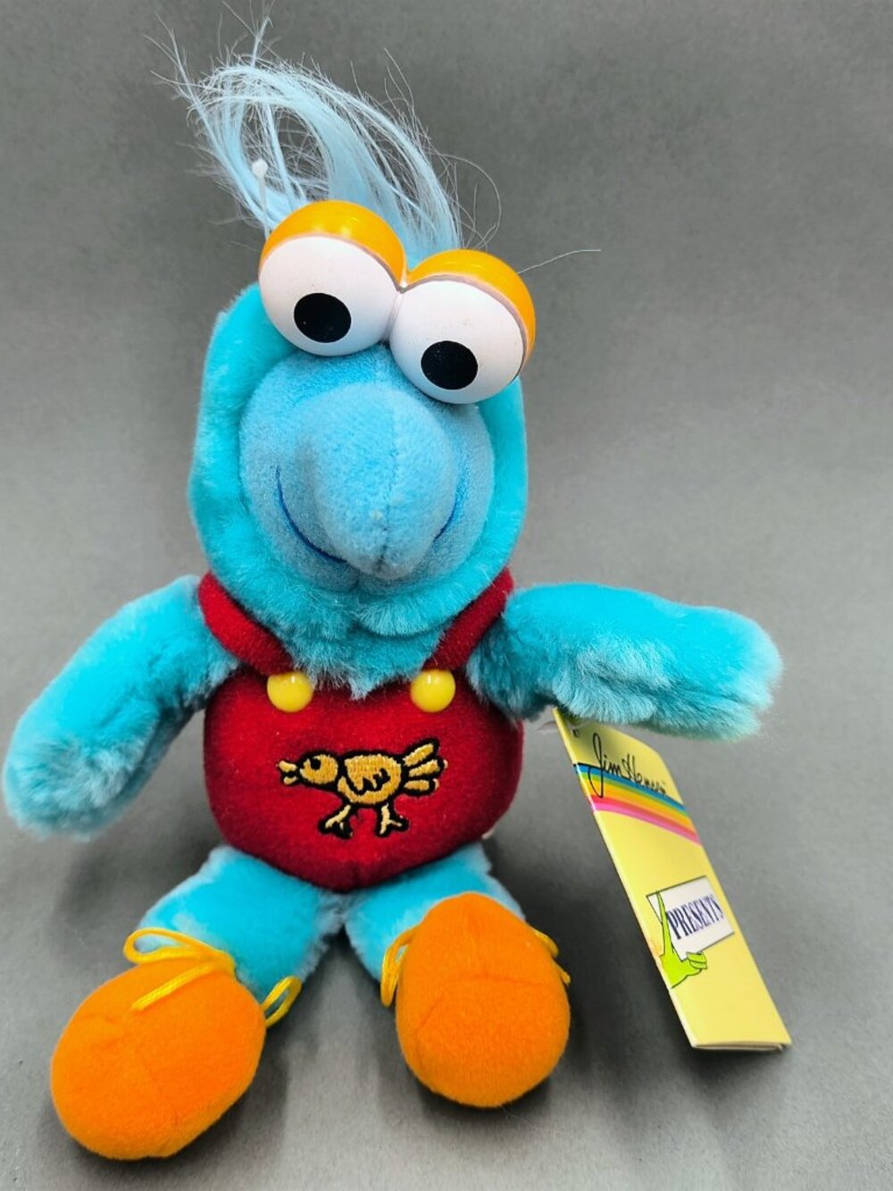 Vintage 1988 Dakin Muppet Babies Gonzo Plush 8" Jim Henson Presents RARE